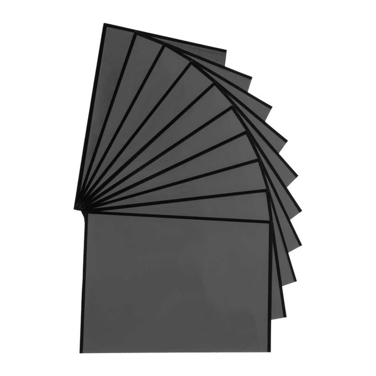 10 Stück magnetische Bilderrahmen aus transparentem PVC für den Kühlschrank, wiederverwendbare Fotomagnete im Format 10,16 x 15,24 cm - Bild 1