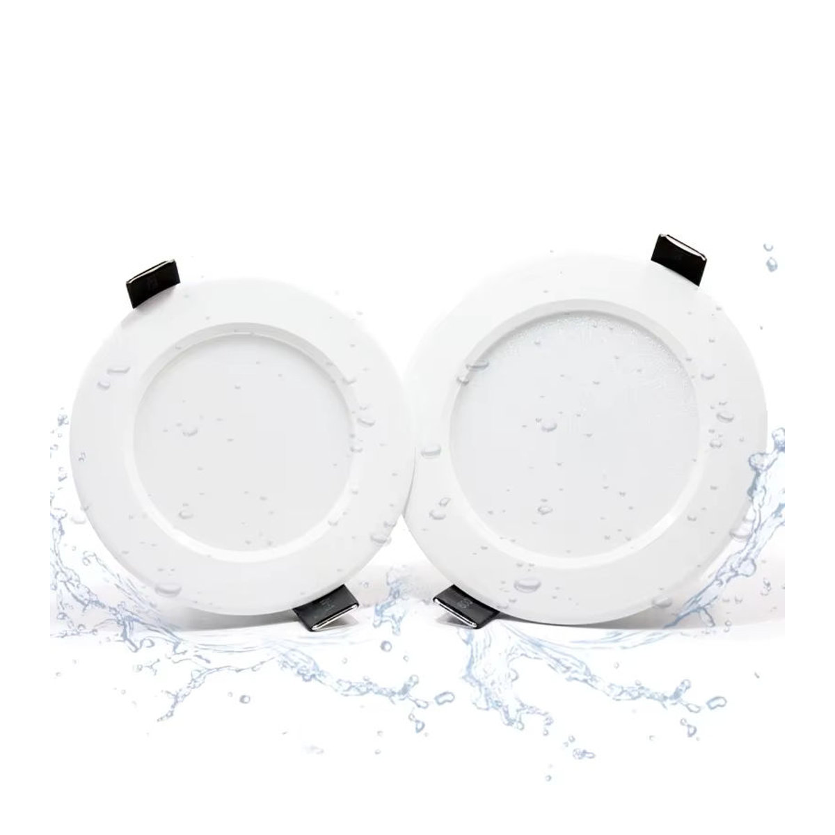 10er Set ANMIEPY LED Einbaustrahler Weiß, dimmbar und wasserdicht, 18W LED Downlights für Badezimmer und Innenräume - Bild 1