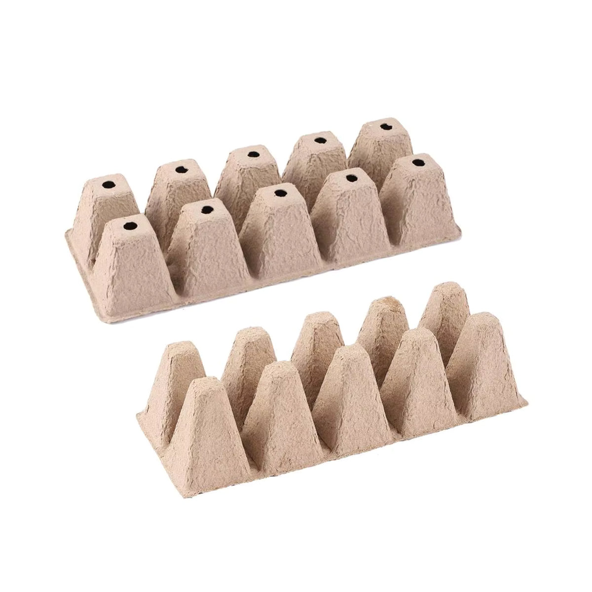 10er Set Biologisch abbaubare Torftöpfe für Samen und Sämlinge zur Gartenarbeit Indoor und Outdoor - Bild 4