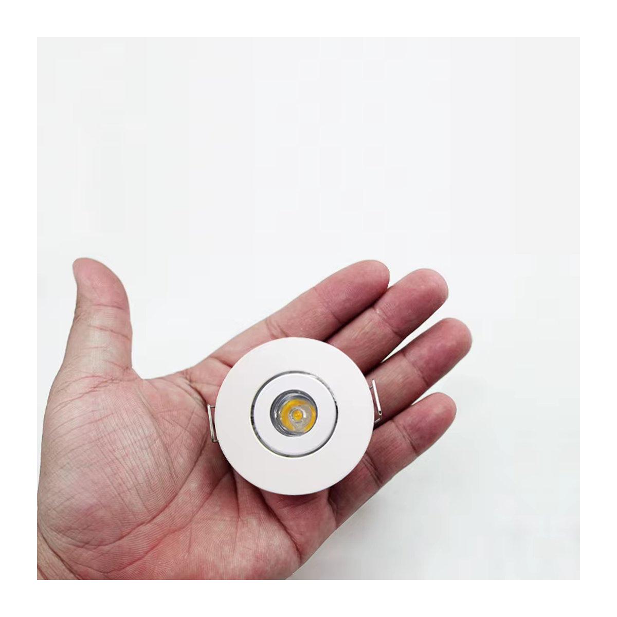 10er Set CTEEATE LED Mini Einbaustrahler aus Aluminium in Weiß für Innenbeleuchtung mit Warm Weiß oder Kalt Weiß Optionen - Bild 4