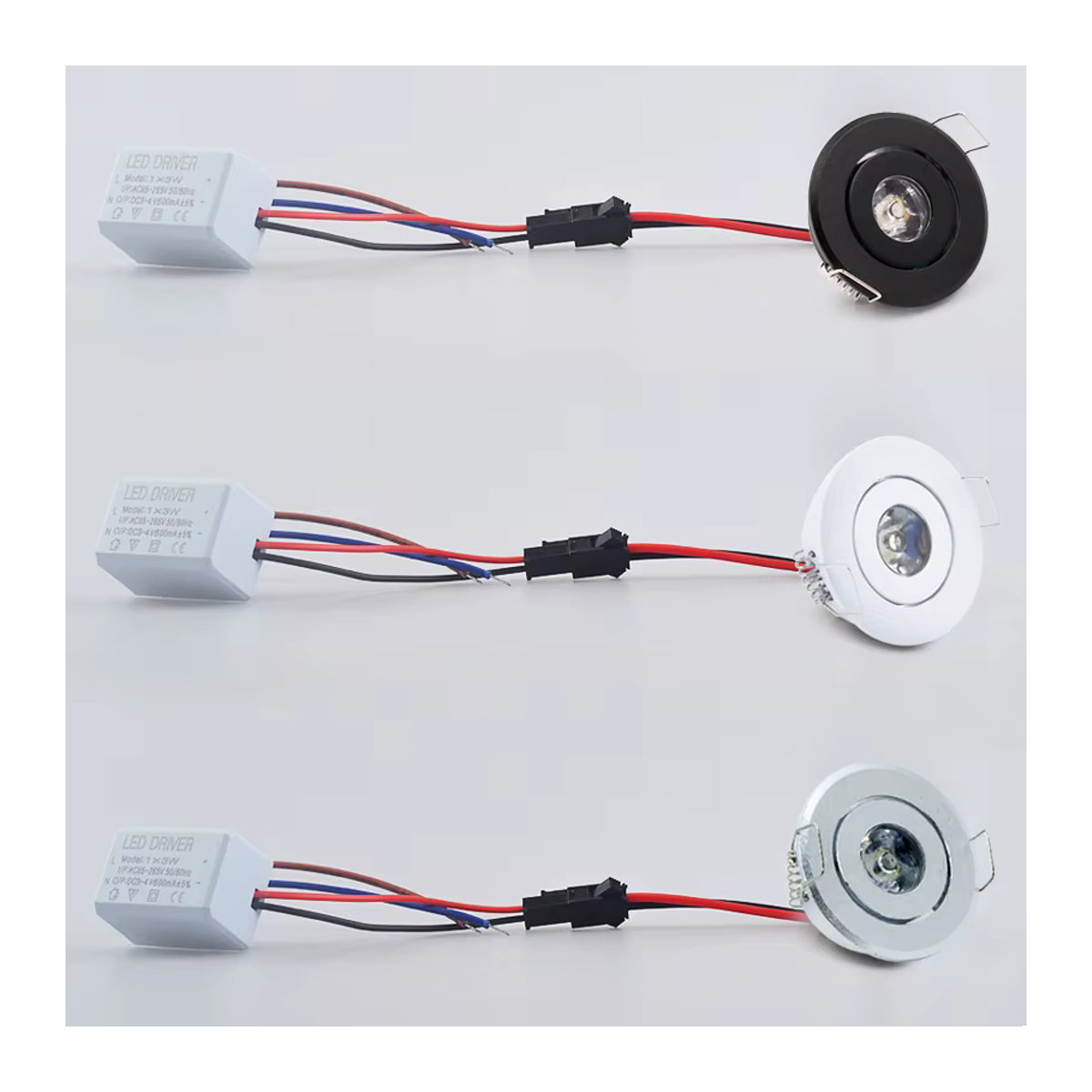 10er Set CTEEATE LED Mini Einbaustrahler aus Aluminium in Weiß für Innenbeleuchtung mit Warm Weiß oder Kalt Weiß Optionen - Bild 5