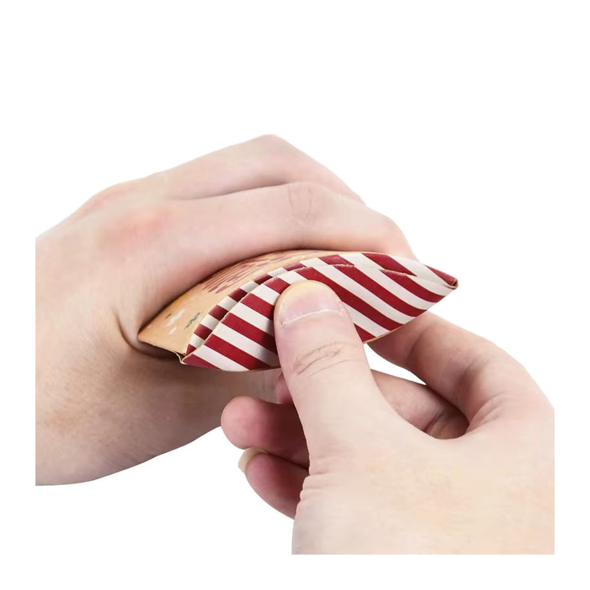 10er Set CYZIWEIN Weihnachtliche Geschenkboxen aus braunem Kraftpapier in Kissenform für Dekoration und Süßigkeiten - Bild 5