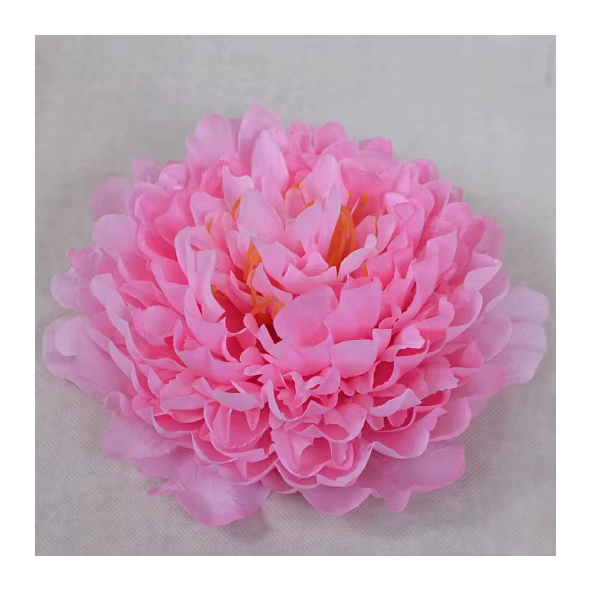 10er Set künstliche Pfingstrosen aus Seide in Pink und Mehrfarbig, 18 cm große Blütenköpfe für Hochzeitsdeko, Kränze und Bastelarbeiten von youyouhuan - Bild 4