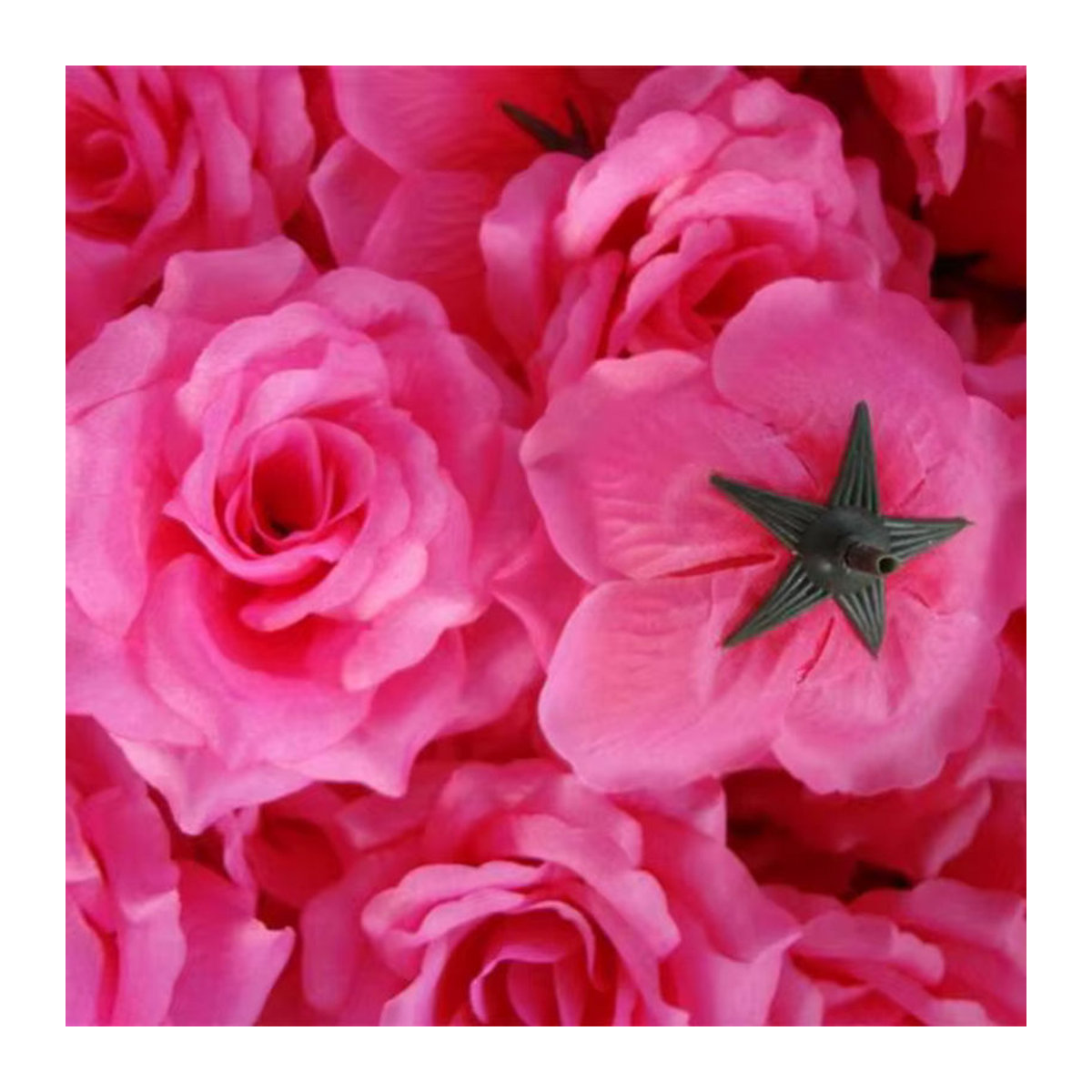 10er Set künstliche Rosen aus Textil von merylover in 20 Farben, dekorative Seidenblumen für Hochzeit und Party, Höhe: 10 cm - Bild 6