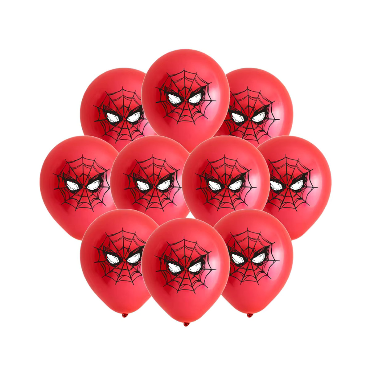10er Set Marvel The Avengers Cartoon Latex Ballons für Kinder Geburtstagsdekoration mehrfarbig rund - Bild 4