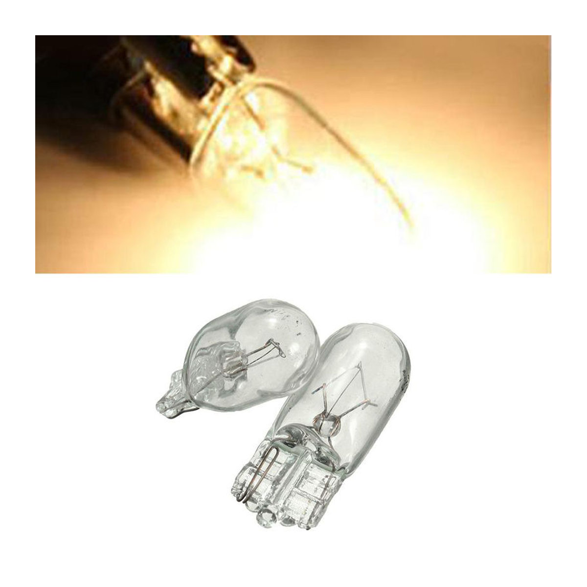 10er Set Sugarberry T10 Keilform LED Innenraumbeleuchtung W5W 501 194 in Neutralweiß für Auto, LKW und Motorrad - Bild 1