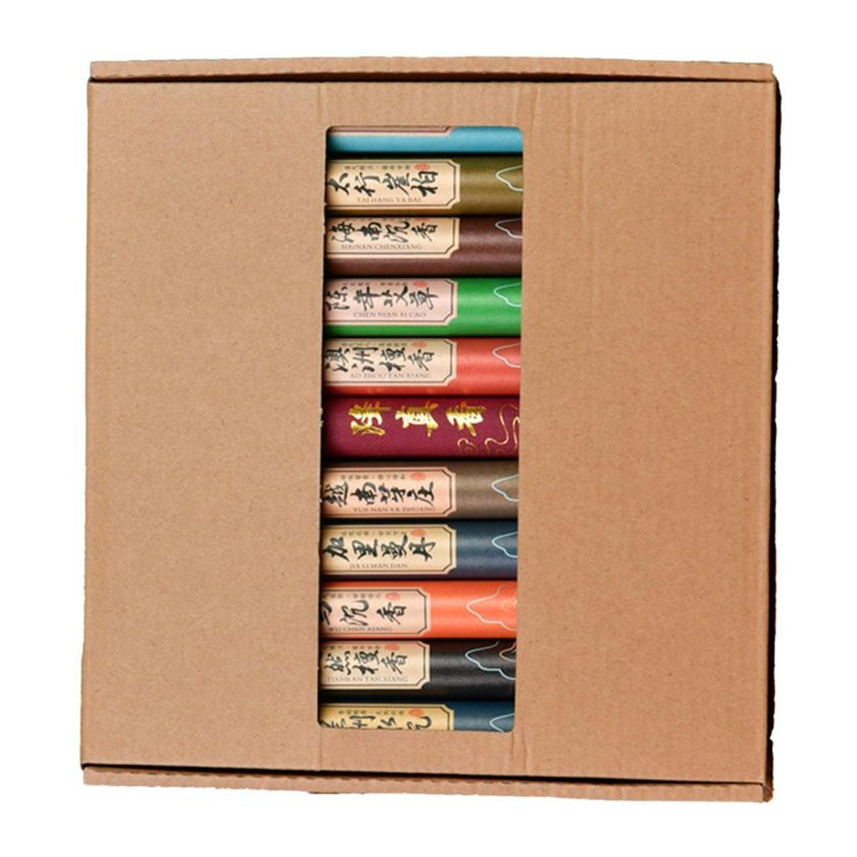 11 Sets natürliche Kräuter-Räucherstäbchen aus Wermut von mfySpace in Multicolor für Meditation und Nachtschlaf - Bild 1