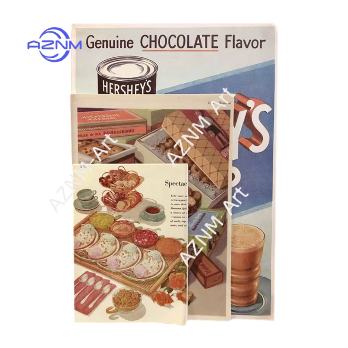 13-teiliges KAYOU Retro Wandkollage-Set mit Gourmet-Brot-Motiven, Mehrfarbige Vintage Wandkunst Poster im Hochformat für eine ästhetische Wandmontage - Bild 5