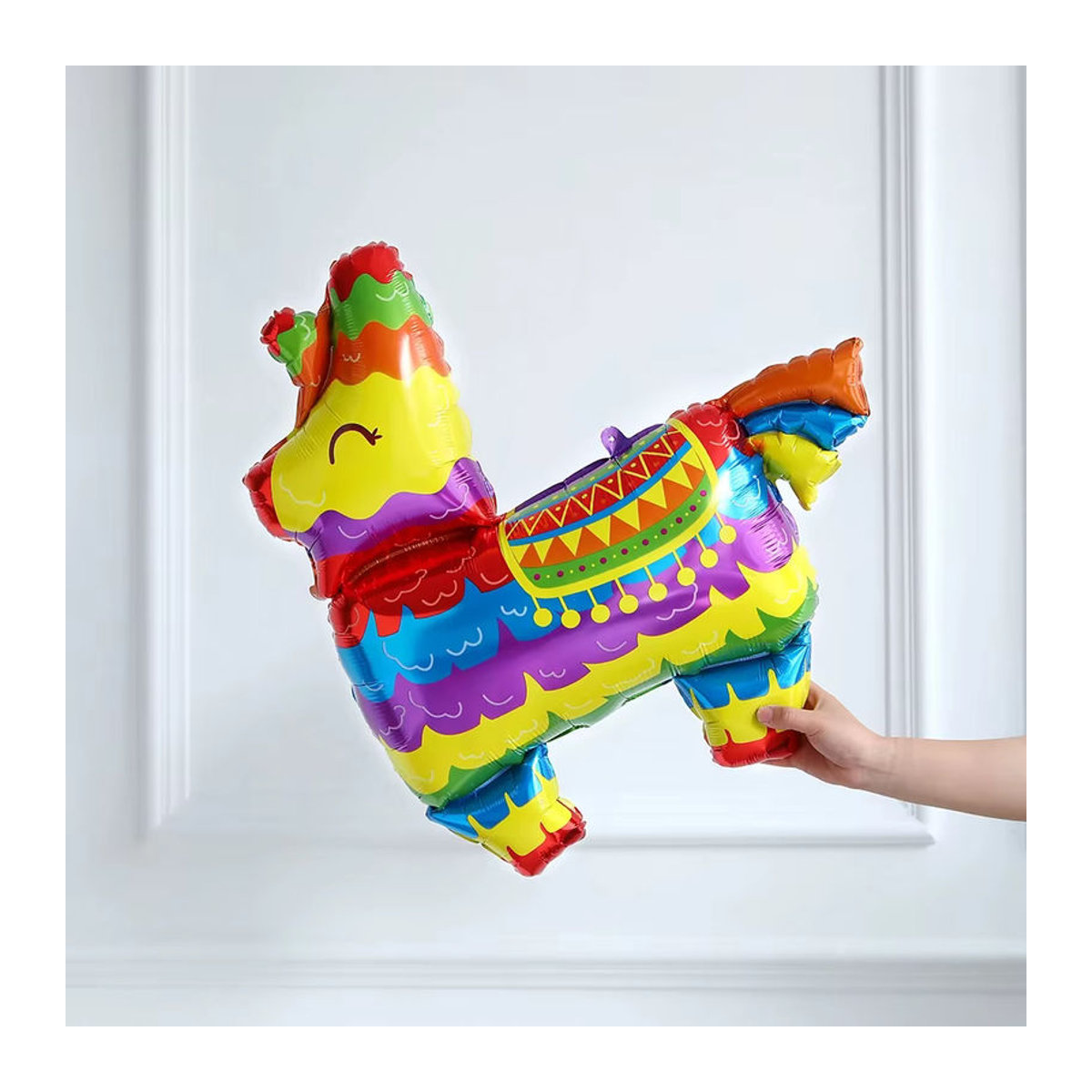 137 Stück Mexikanische Fiesta Ballon Girlande Bogen Kit mit Kaktus und Lama Folienballons in Mehrfarbig für Geburtstag und Babyparty Dekoration - Bild 3