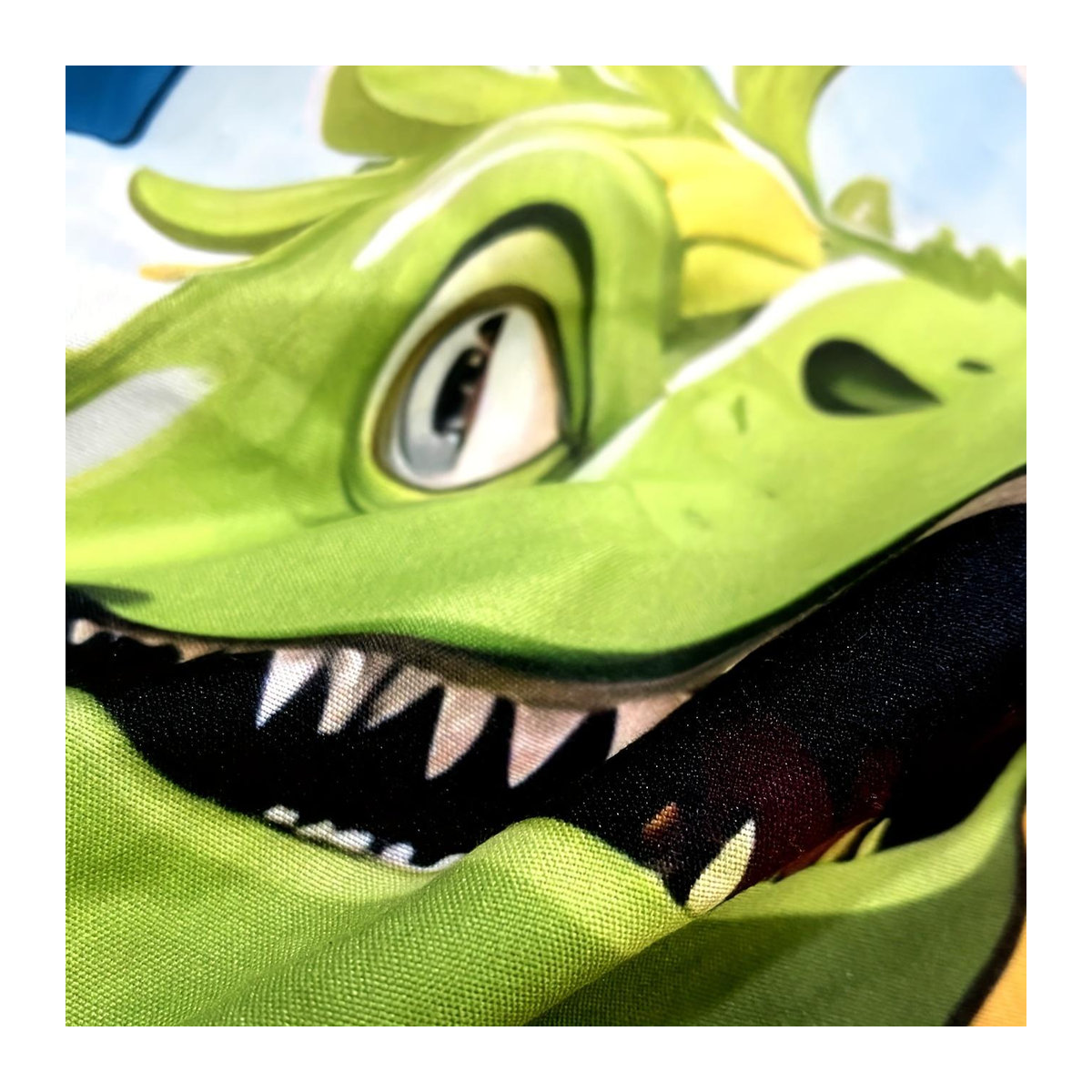 2/3-teiliges Spannbettlaken-Set mit Cartoon-Dinosaurier 3D-Motiv und Kissenbezügen, gebürsteter Digitaldruck, Maße: 90 x 190 x 25 cm - Bild 5