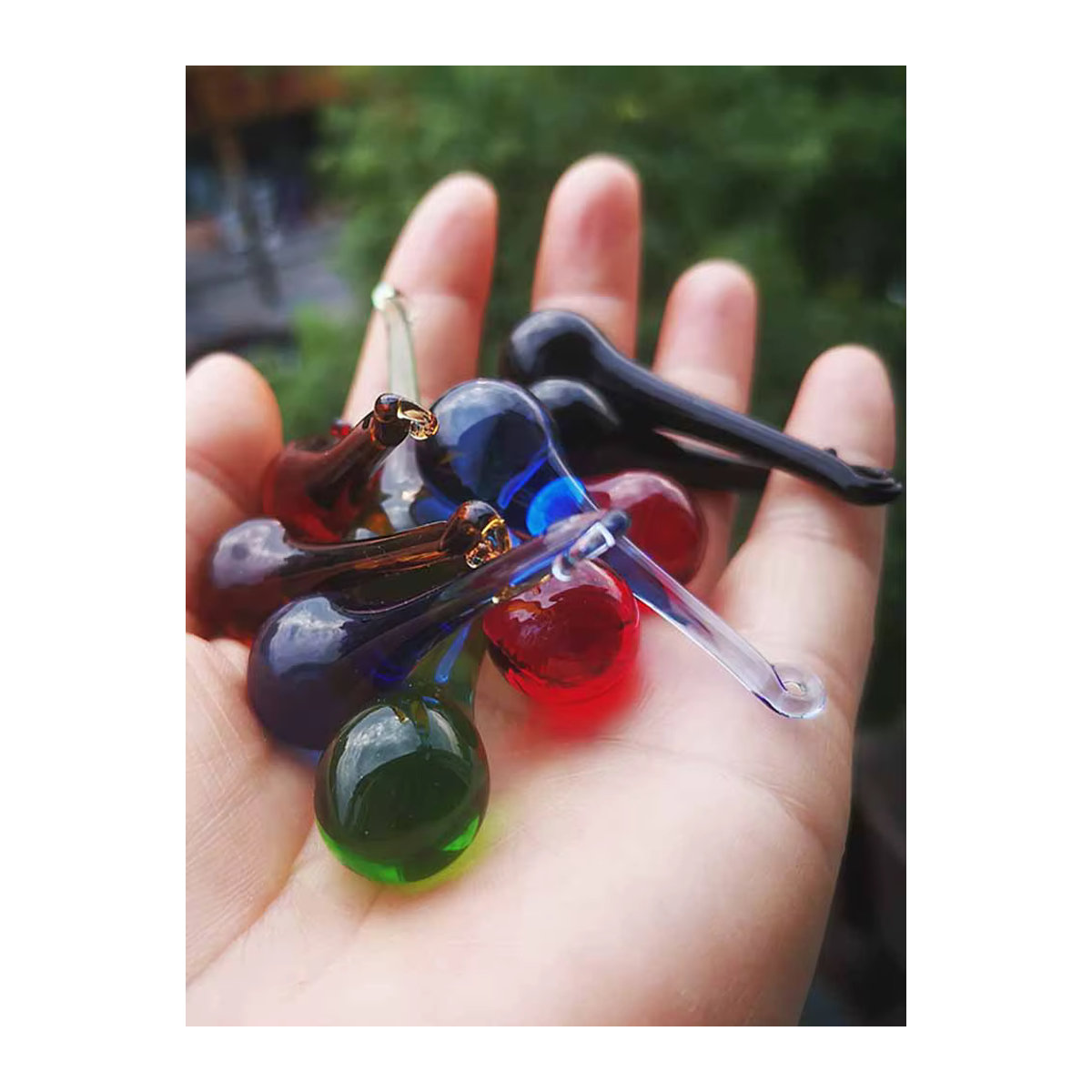 20 Stück Glas Regentropfen Anhänger in Clear für DIY Suncatcher, Kristall Perlen und Kronleuchter Dekoration - Bild 5
