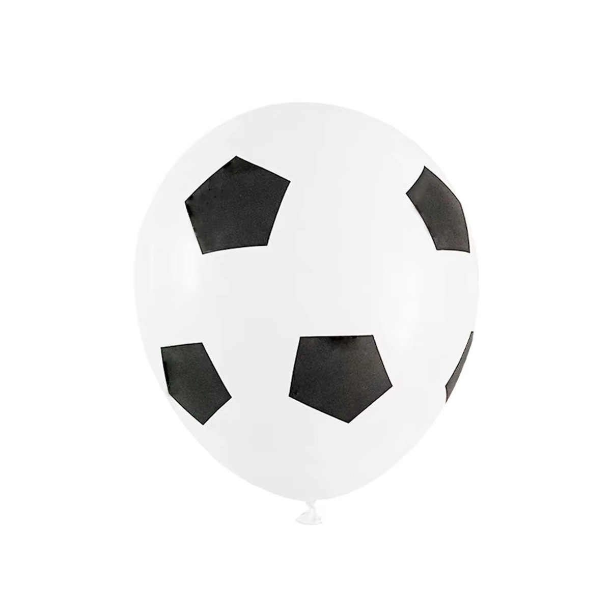 20 Stück LQZZY Fußball Latexballons in Weiß für deine Fußball-Geburtstagsfeier und Dekoration - Bild 5