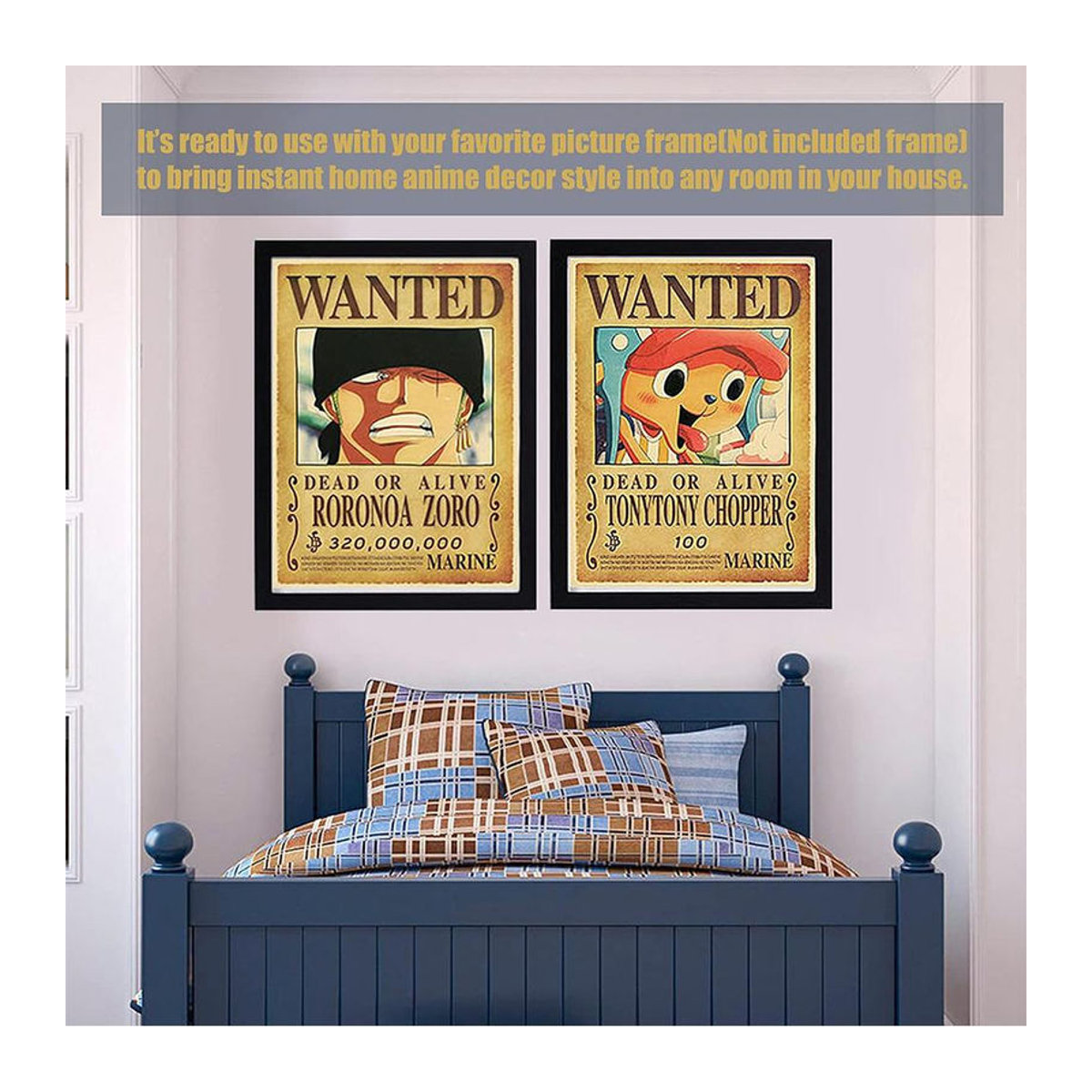 24 Stück One Piece Piraten Poster Set, Vintage Motiv, mehrfarbig, Papier, B: 14,3 cm, H: 21 cm - Bild 4