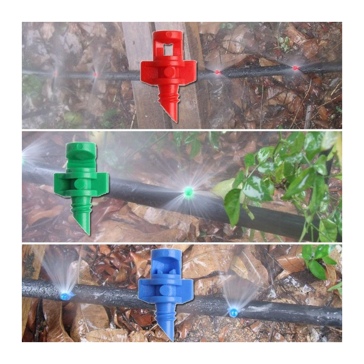 25 Stück KTY Jet Vernebler Sprühdüsen für Hydroponik und Klonmaschinen in Rot mit 4mm Anschluss - Bild 4