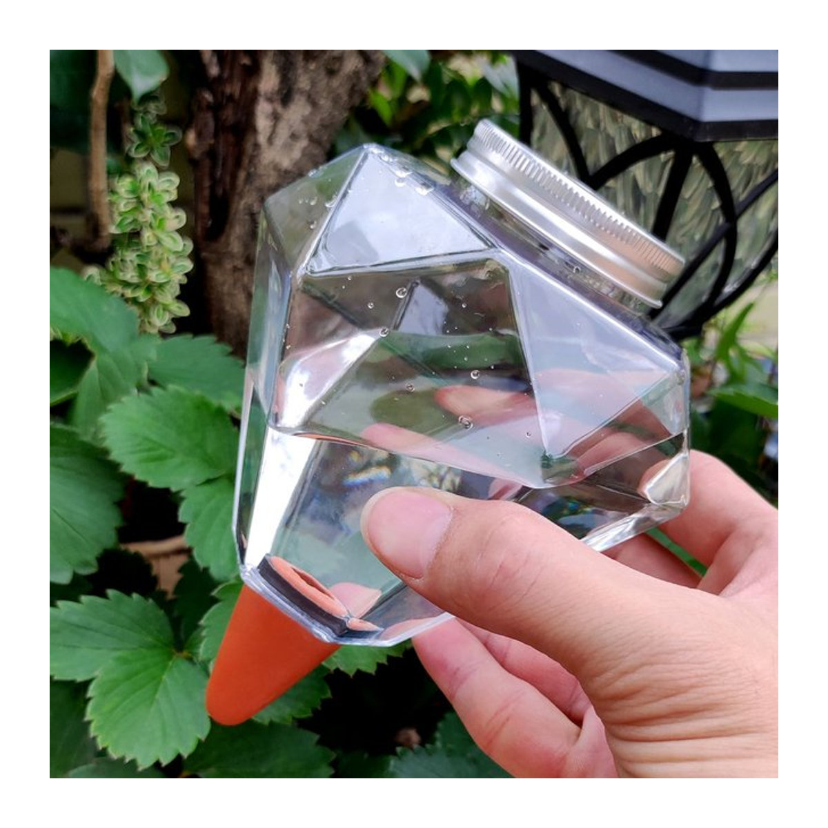2er-Set Automatische Blumenbewässerung mit Wassertropf-Vorrichtung zur Selbstbewässerung von Pflanzen - Bild 1