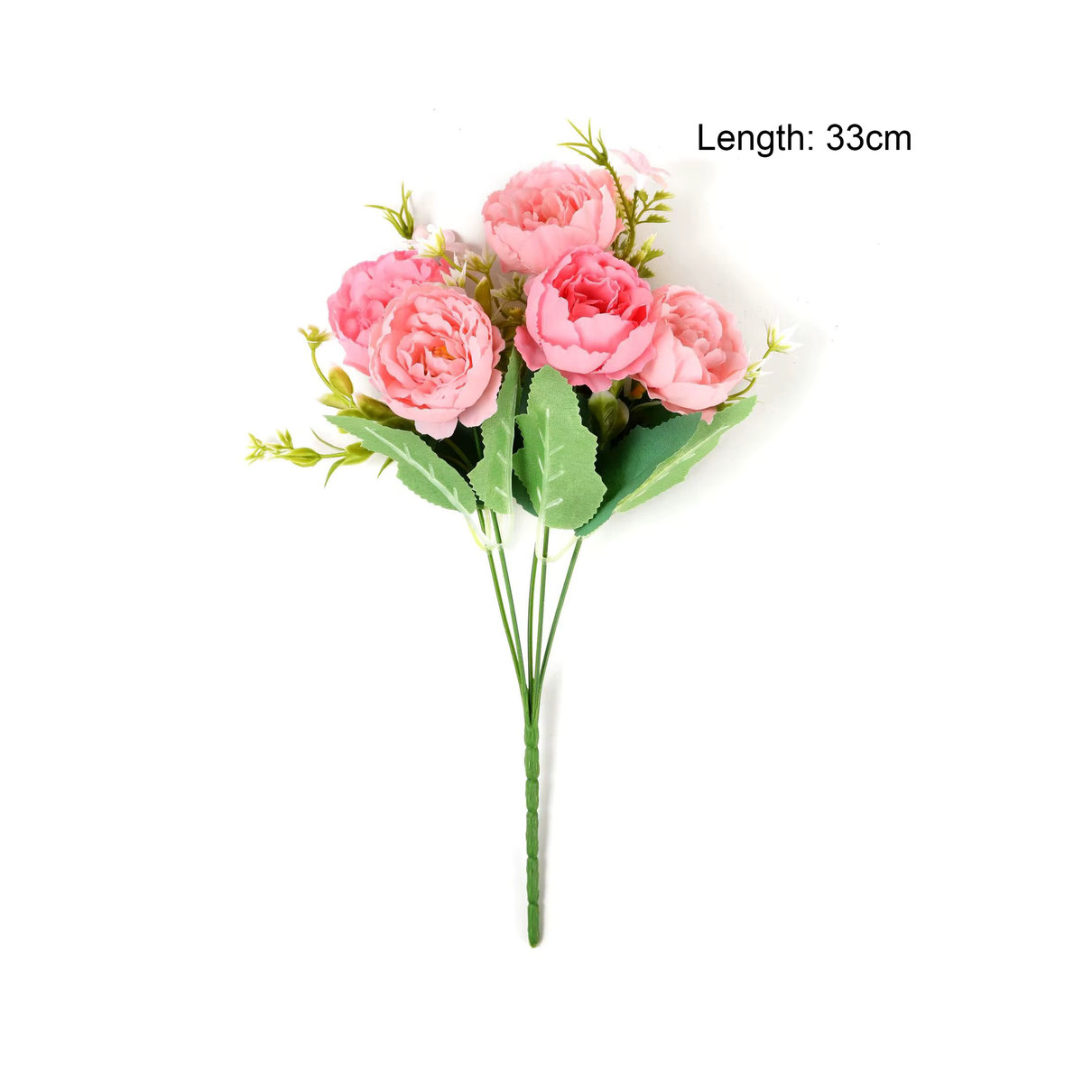 2er-Set Künstliche Pfingstrosen Bouquet von NANDI in Pink und Lila für Hochzeit und Dekoration - Bild 2