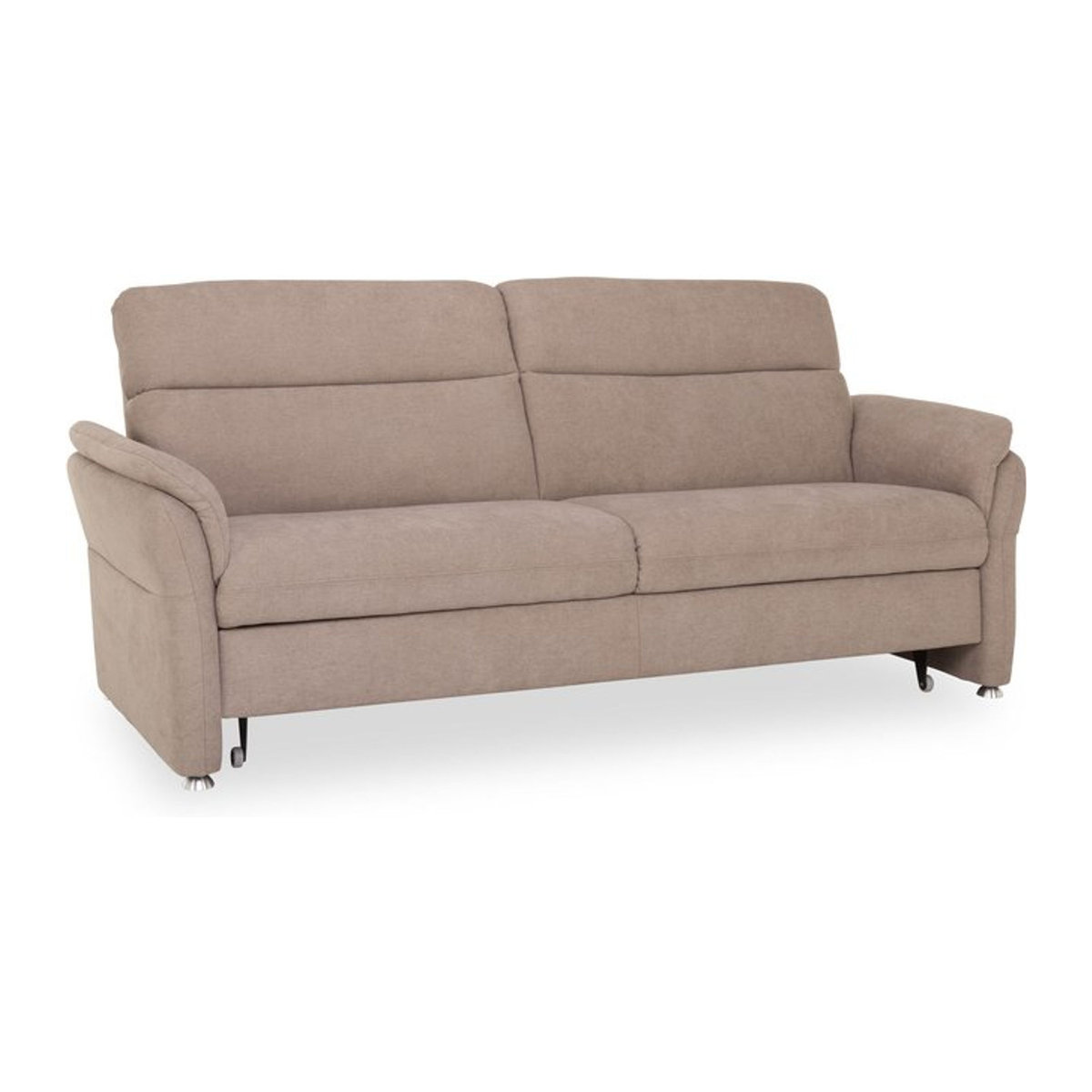 3-Sitzer Sofa DELTA-S SYSTEMPOLSTER in Grau oder Beige mit Stoffbezug im modernen Design B: 216 cm, H: 92 cm, T: 92 cm, S: 90 cm - Bild 1