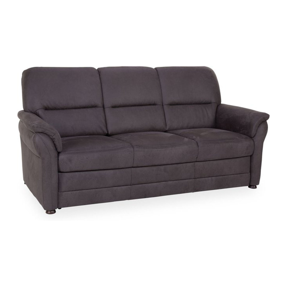 3-Sitzer Sofa PIERRE SYSTEMPOLSTER in Anthrazit und Grau aus Polyester-Stoff - Bild 1