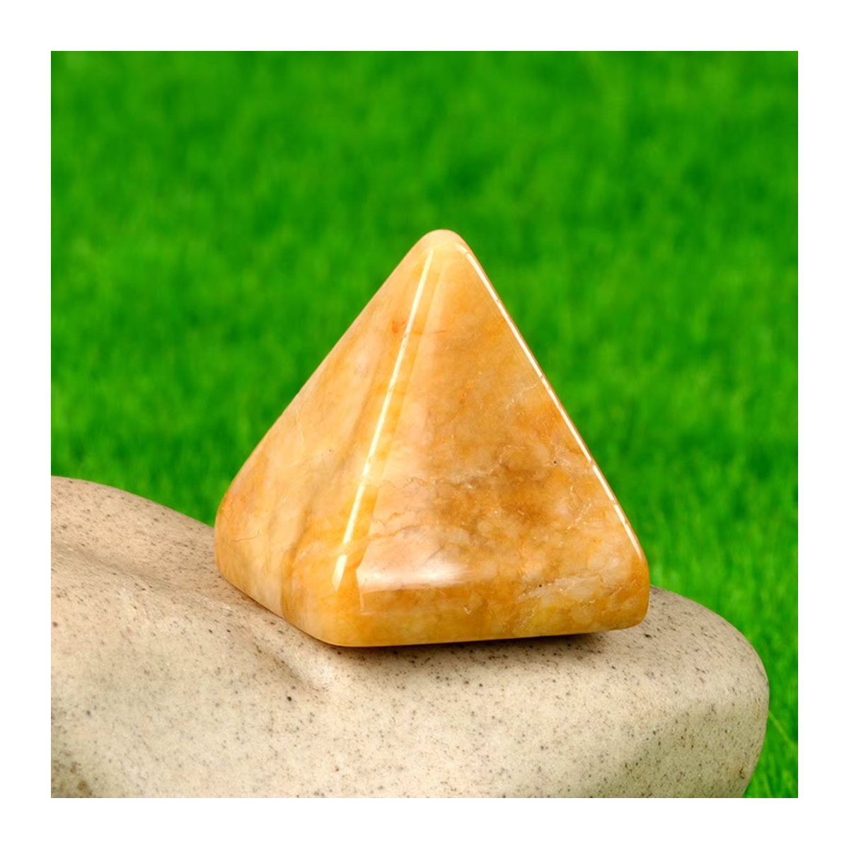 3er Set Kristall-Pyramiden aus Naturstein mit Amethyst, Tigerauge und Rose Quarz in Multicolor, B/H/T: 1,8 x 2,0 x 1,8 cm - Bild 2