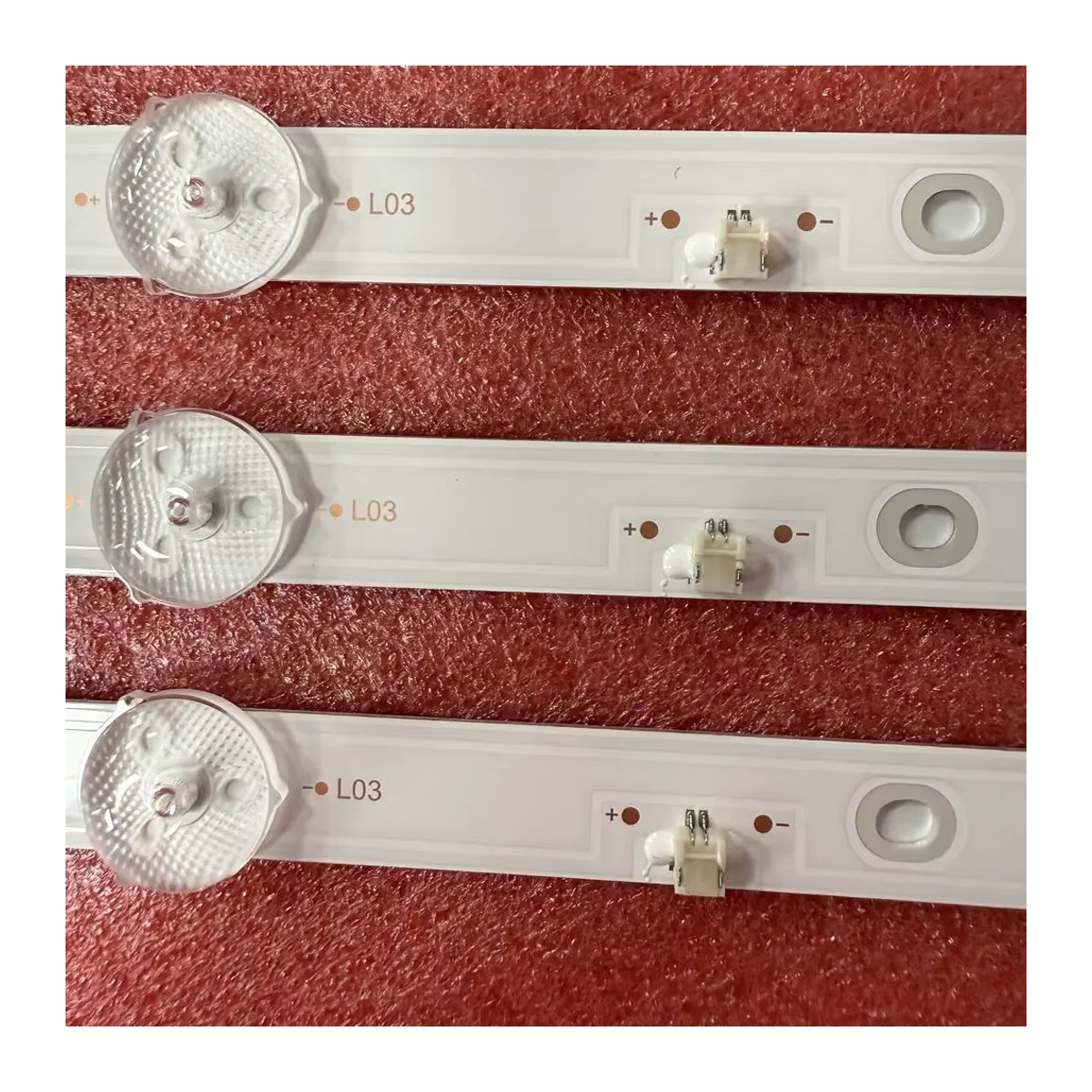 3er-Set LED Streifen für K40DLX15GLE PIXEL LE39Z1 CX390DLEDM H39D7100E 39LEM-1045/T2C JL.D39042330-006AS-M_V01 40DF3500 MS-L1795 - Bild 2
