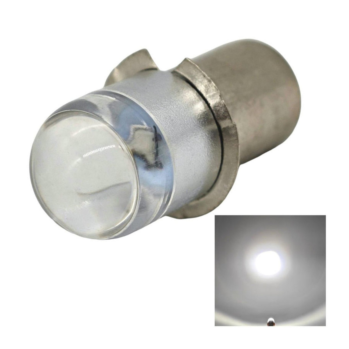 4 Stück motoLEDy P13.5s LED Birnen PX13.5 P13 HS3 Kaltweiß 6-30V für Off-Road Taschenlampen - Bild 7