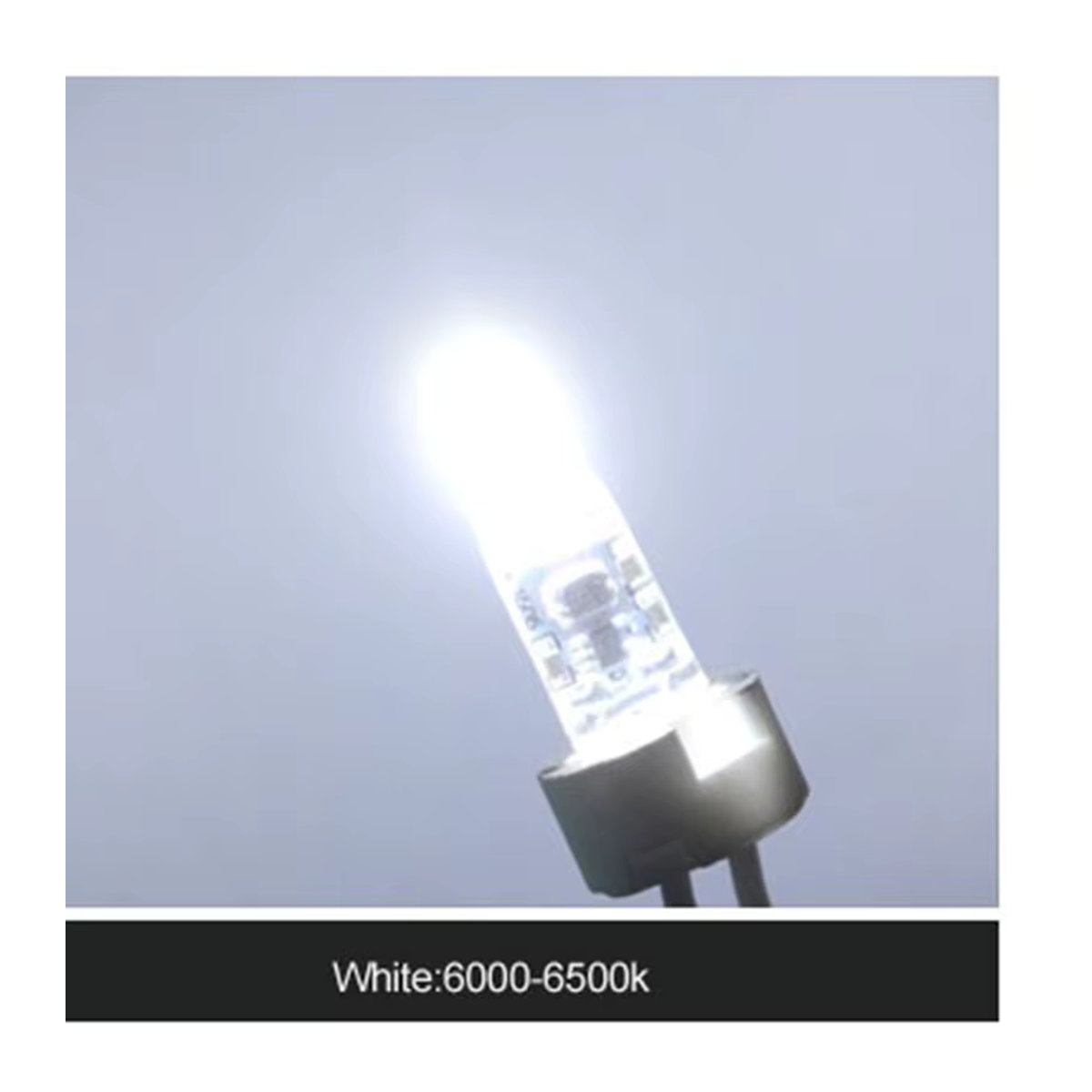 5 Stück JOYPINJ G4 COB LED-Birnen für Kristall-Kronleuchter, 12 V, verschiedene Leistungsstufen und Farbtemperaturen - Bild 2