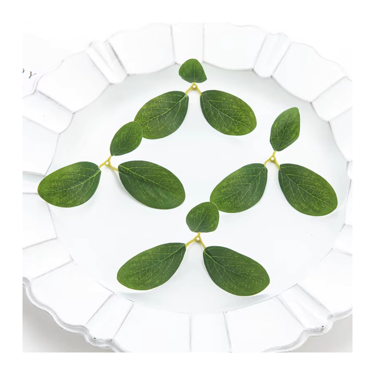 50 Stück Künstliche Rosenblüten von smr in Grün für DIY Dekorationen, Hochzeiten und Weihnachten - Bild 4