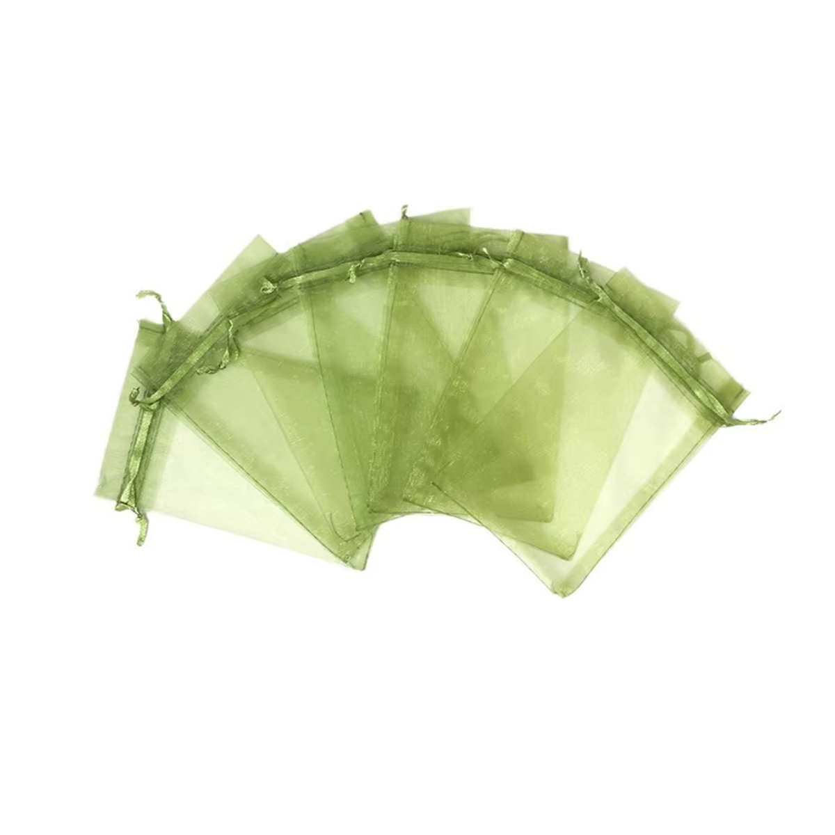 50 Stück Organza Beutel mit Kordelzug als Mesh-Geschenkverpackung und Vogelschutznetz für Obst und Garten - Bild 4