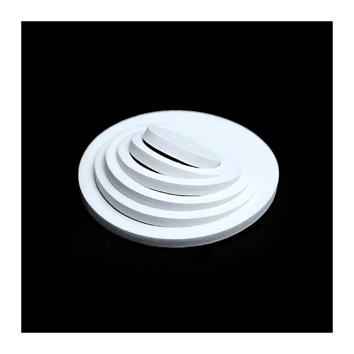 50 Stück Zelila Schaumstoffdichtungen für die Münzaufbewahrung, weiße EVA-Ringe aus Kunststoff, Durchmesser: 20 mm, 25 mm, 30 mm, 35 mm, 40 mm und 46 mm - Bild 2