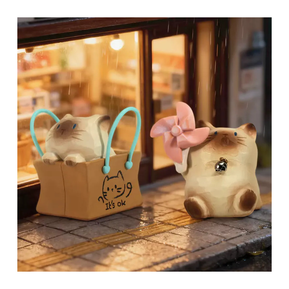 52TOYS Kitten Pai Blindbox Serie – Niedliche Mini-Puppen aus Kunstharz als dekorative Desktop-Ornamente in Mehrfarbig - Bild 2
