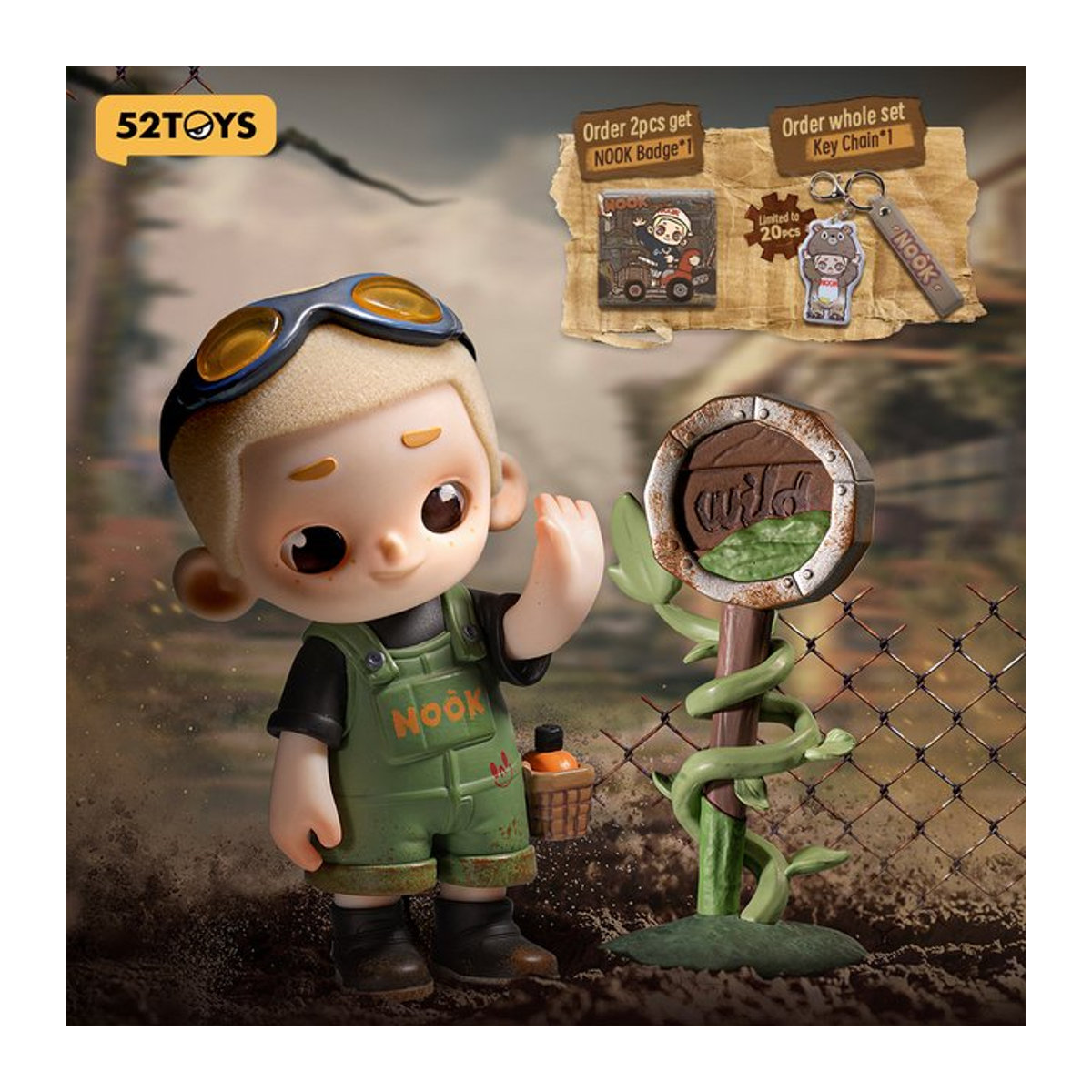 52TOYS Mystery Box Nook Wasteland Park Blind Box Sammlerfigur aus Kunststoff in Mehrfarbig - Bild 1