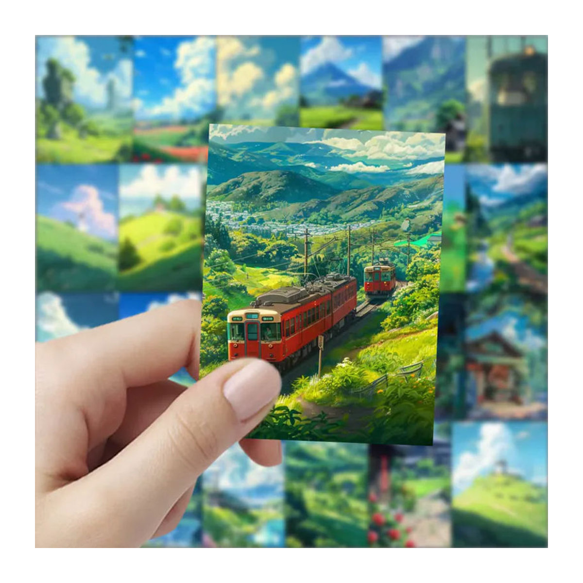 63 Hayao Miyazaki Sommer-Sticker, mehrfarbige Papier-Aufkleber für deine kreative Dekoration - Bild 4