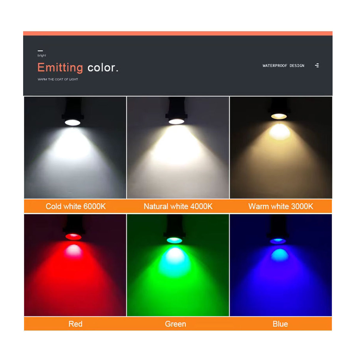 8er Set Teetealy LED Wegeleuchten IP65 wasserdicht mit Spike für Garten und Landschaft in Rot, Blau, Grün oder Schwarz - Bild 6