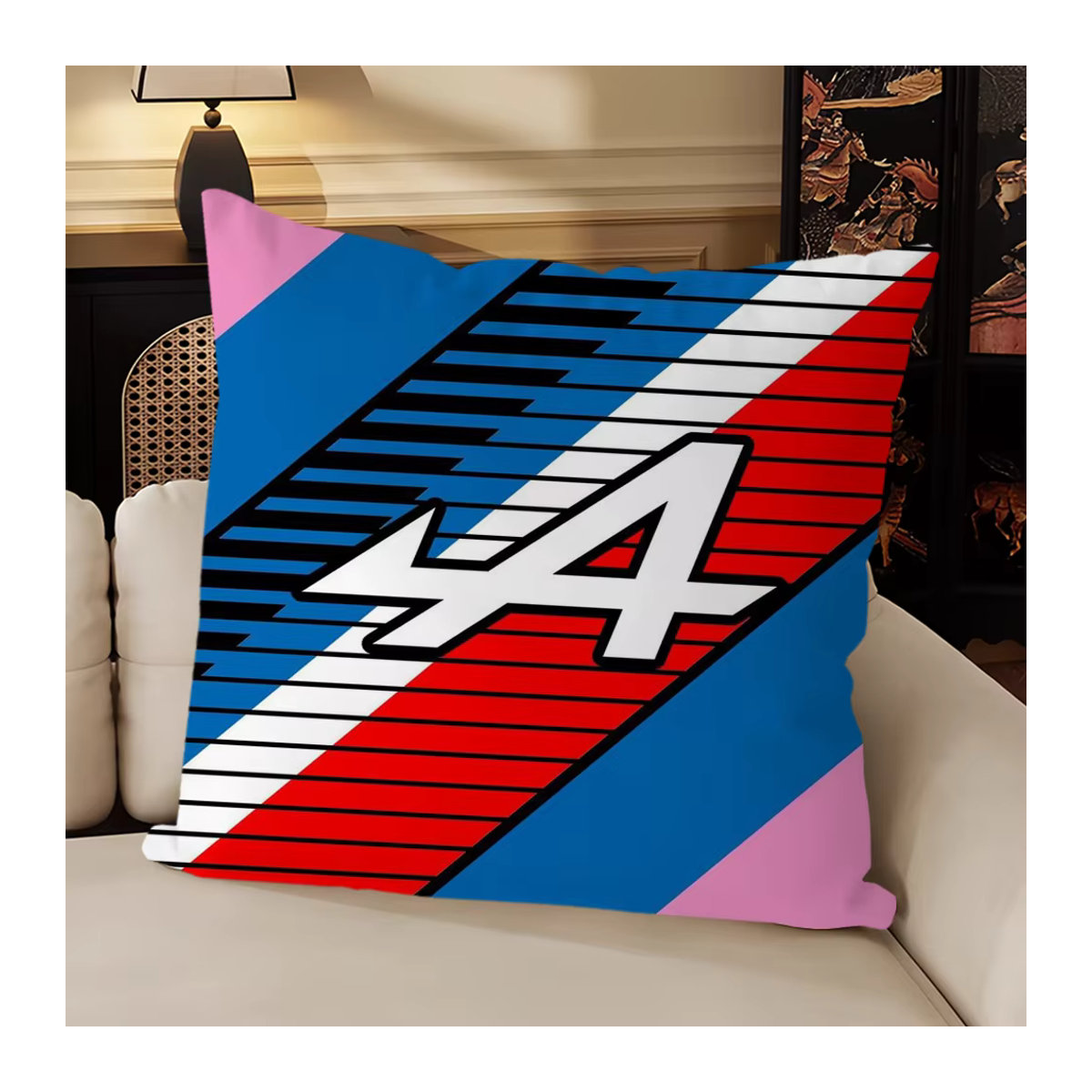 A-Alpine Logo Kissenbezug quadratisch mehrfarbig - Bild 6