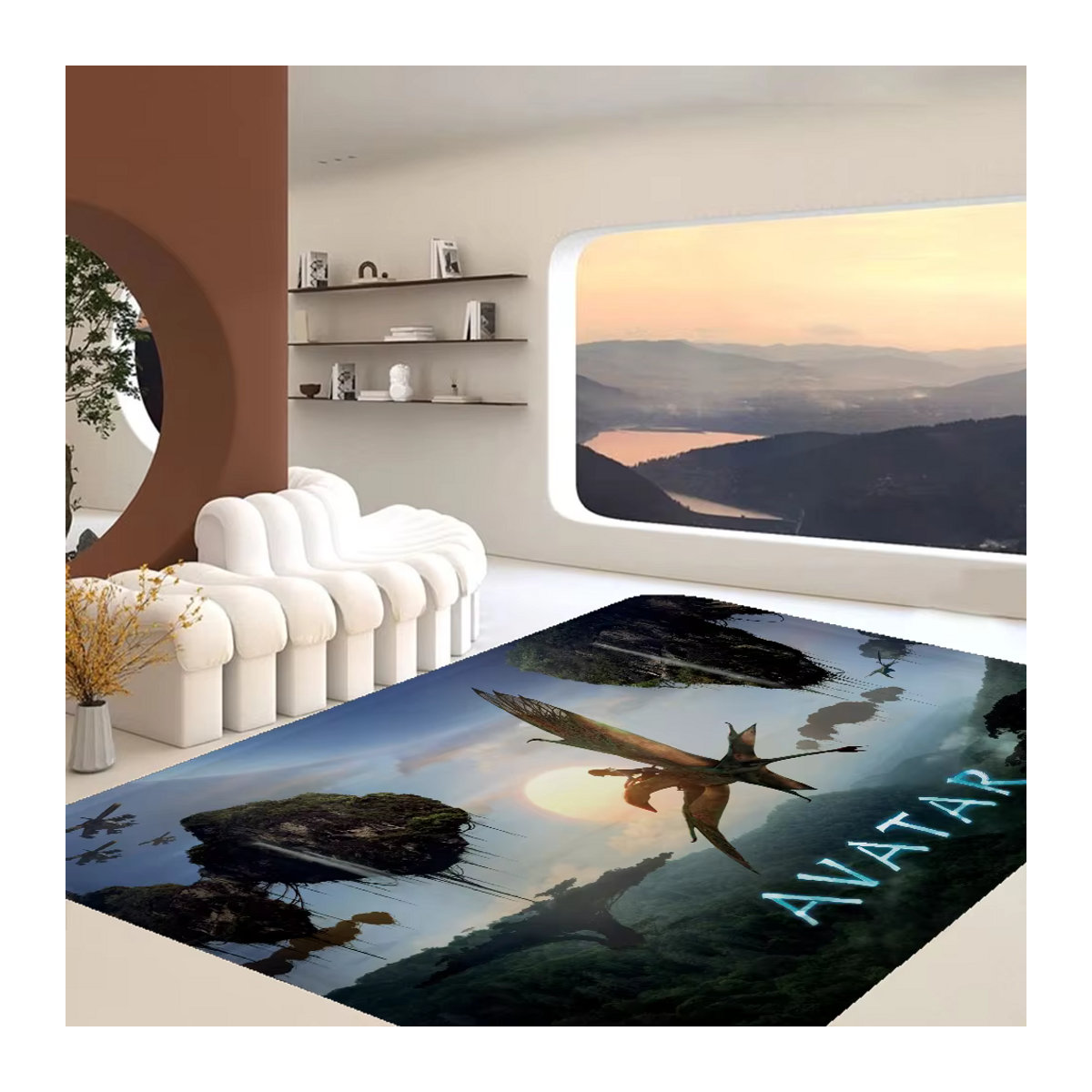 A-avatar Teppich für Wohnzimmer und Küche, matte und waschbare Fußmatte, rutschfest - Bild 3