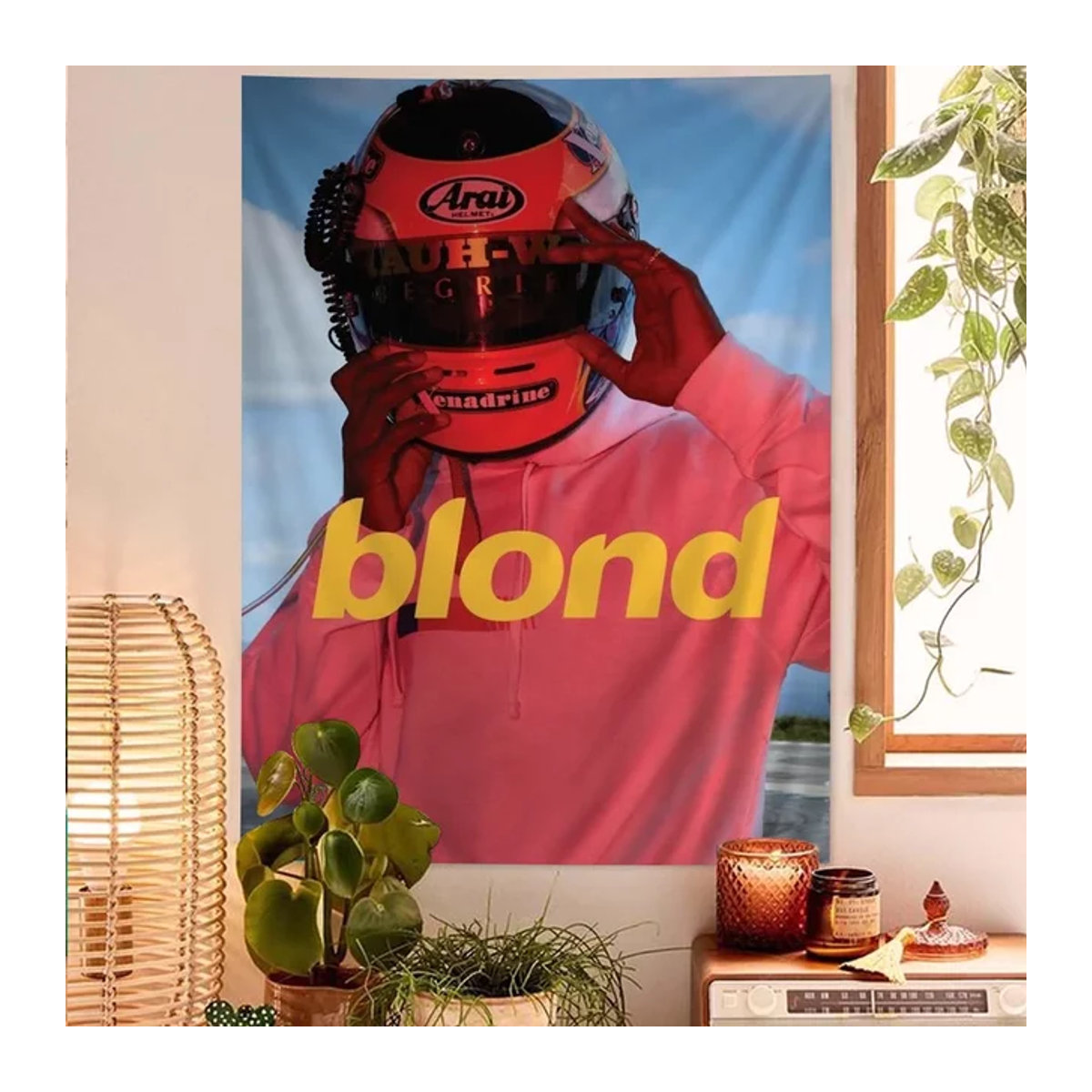 A-Frank Ocean Wandbehang Mandala Tapisserie im böhmischen Stil, bunt - Bild 1