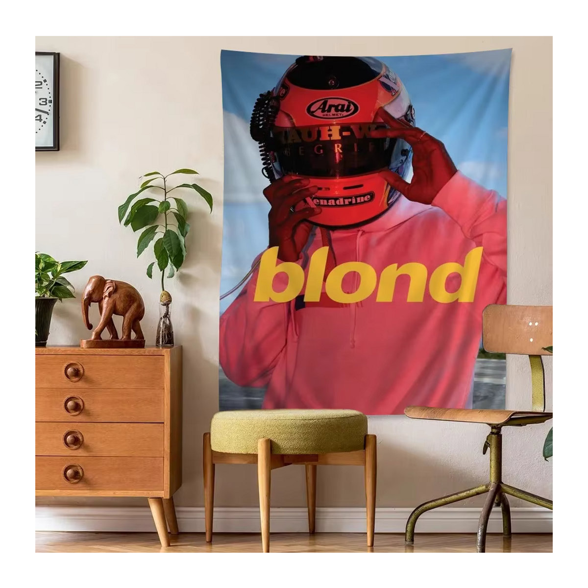 A-Frank Ocean Wandbehang Mandala Tapisserie im böhmischen Stil, bunt - Bild 3
