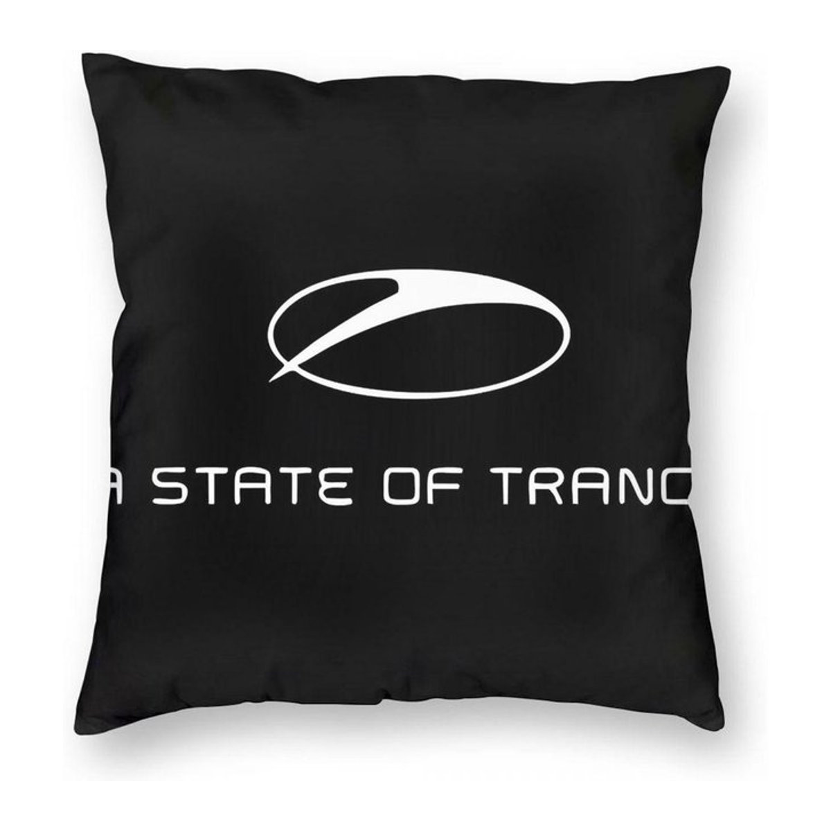 A State Of Trance Armin Van Buuren Dekokissenbezug aus Polyester und Leinen mit Samtmuster und Reißverschluss, B/B/H: 18 x 18 x 18 cm, Peach Skin, 1 Stück - Bild 1