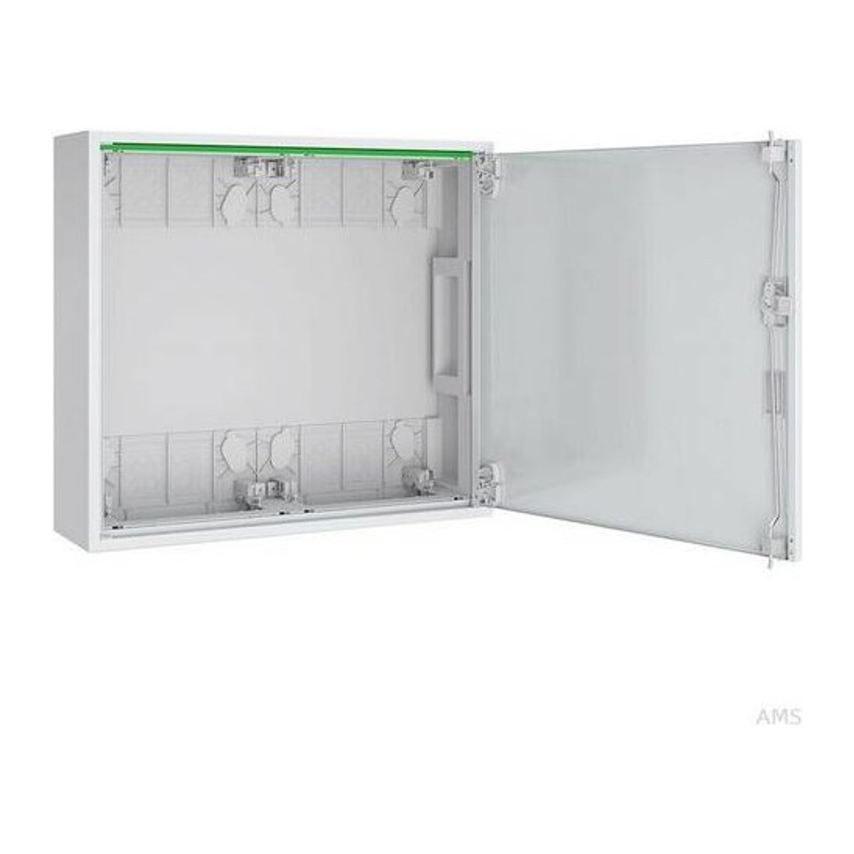 ABN ABNRM203 Komplettschrank aus Metall mit Drehtüren in Weiß - Bild 1