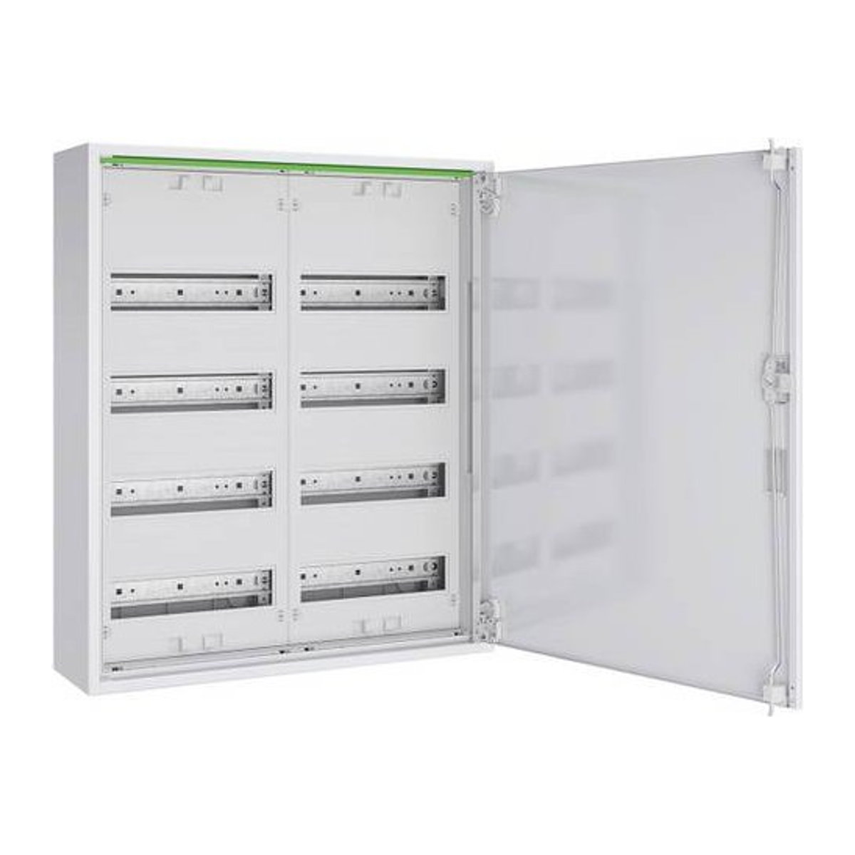 ABN ABNRM204R01 Komplettschrank aus Metall mit Drehtüren in Weiß - Bild 1