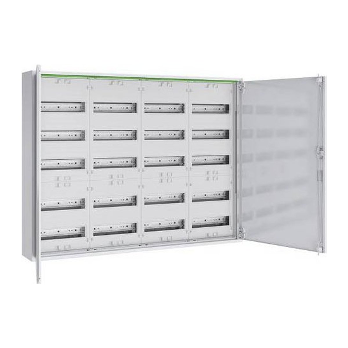 ABN ABNRM405R01 Komplettschrank aus Metall mit Drehtüren in Weiß - Bild 1