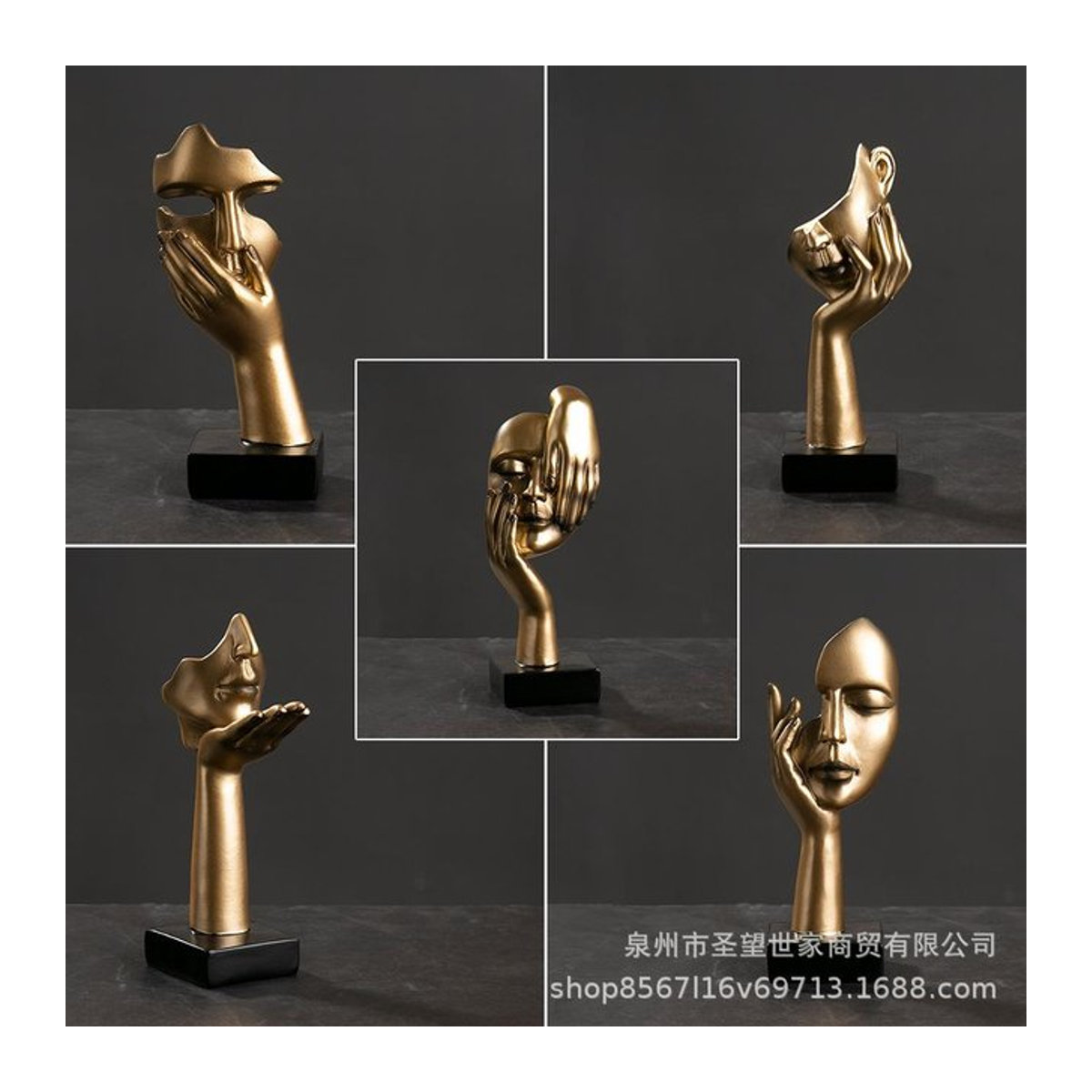 Abstrakte Figur DIYelecs als dekorative Skulptur für dein Büro oder Wohnzimmer - Bild 1