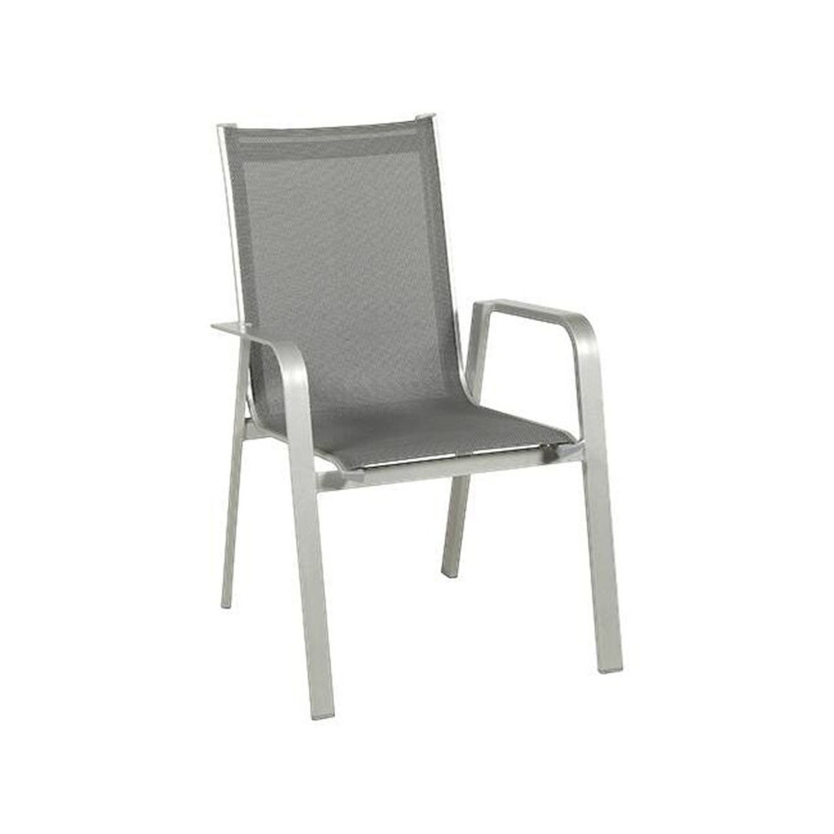 Acamp Stapelsessel Urban 4er Set Modern Anthrazit Grau Aluminium B/H/T: 69 x 97 x 62 cm - Bild 2