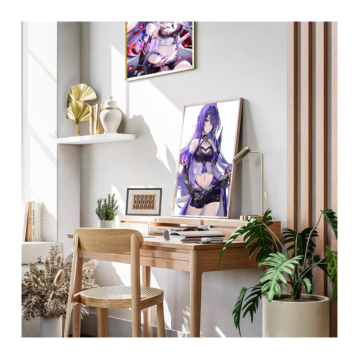 Acheron Honkai Star Rail Poster als Kunstmalerei aus Papier für dein Zuhause in Mehrfarbig - Bild 5