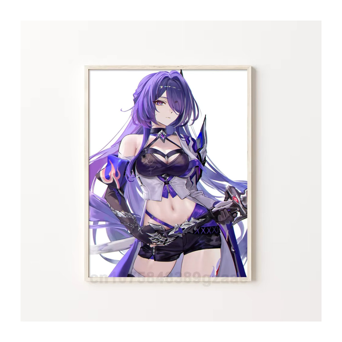 Acheron Honkai Star Rail Poster als Kunstmalerei aus Papier für dein Zuhause in Mehrfarbig - Bild 7