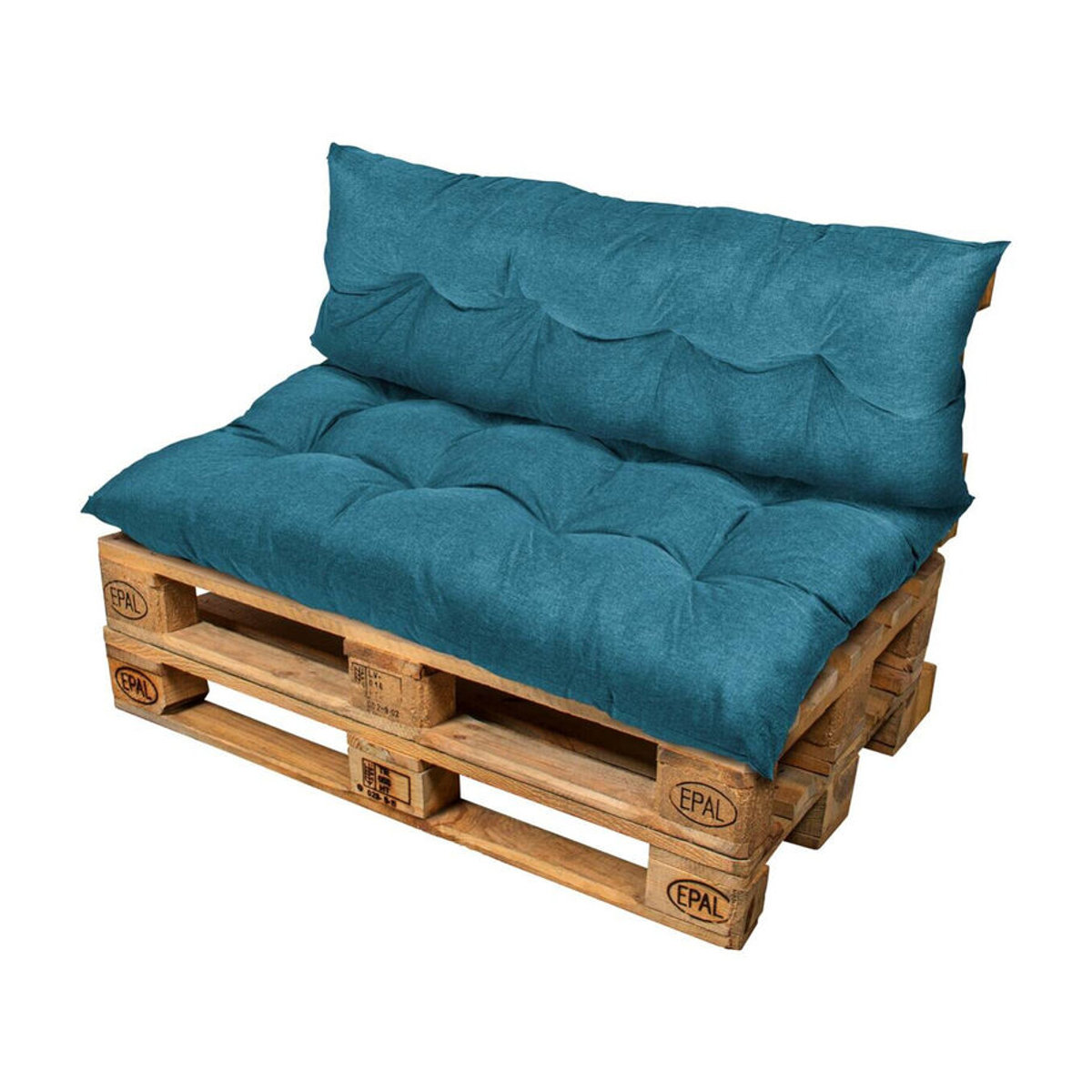 Acus collection Dekoration Auflage Blau Textil B/H/L: 45 x 16 x 120 cm - Bild 2