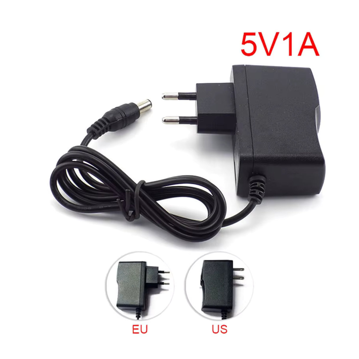 AEVYVKV Universal Netzteil Adapter Schwarz für LED-Leuchten und Reifen, AC 110-240V auf DC 5V 6V 9V 12V 13V 24V - Bild 3
