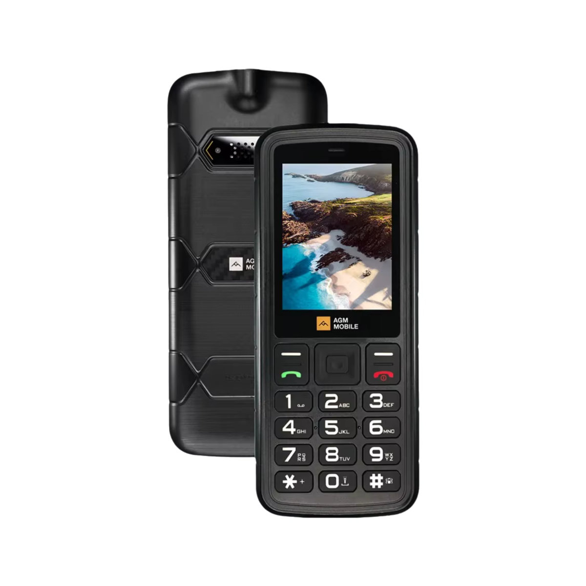 AGM M9 Robustes GSM-Handy in Schwarz mit 2,4-Zoll-Bildschirm, Dual-Sim und Großtasten für ältere Menschen - Bild 6