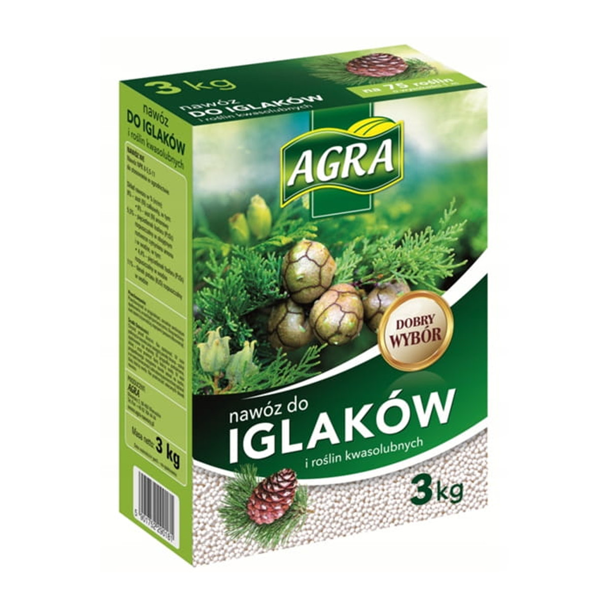 AGRA Granulat für Nadelgehölze und säureliebende Pflanzen, 3 kg - Bild 2