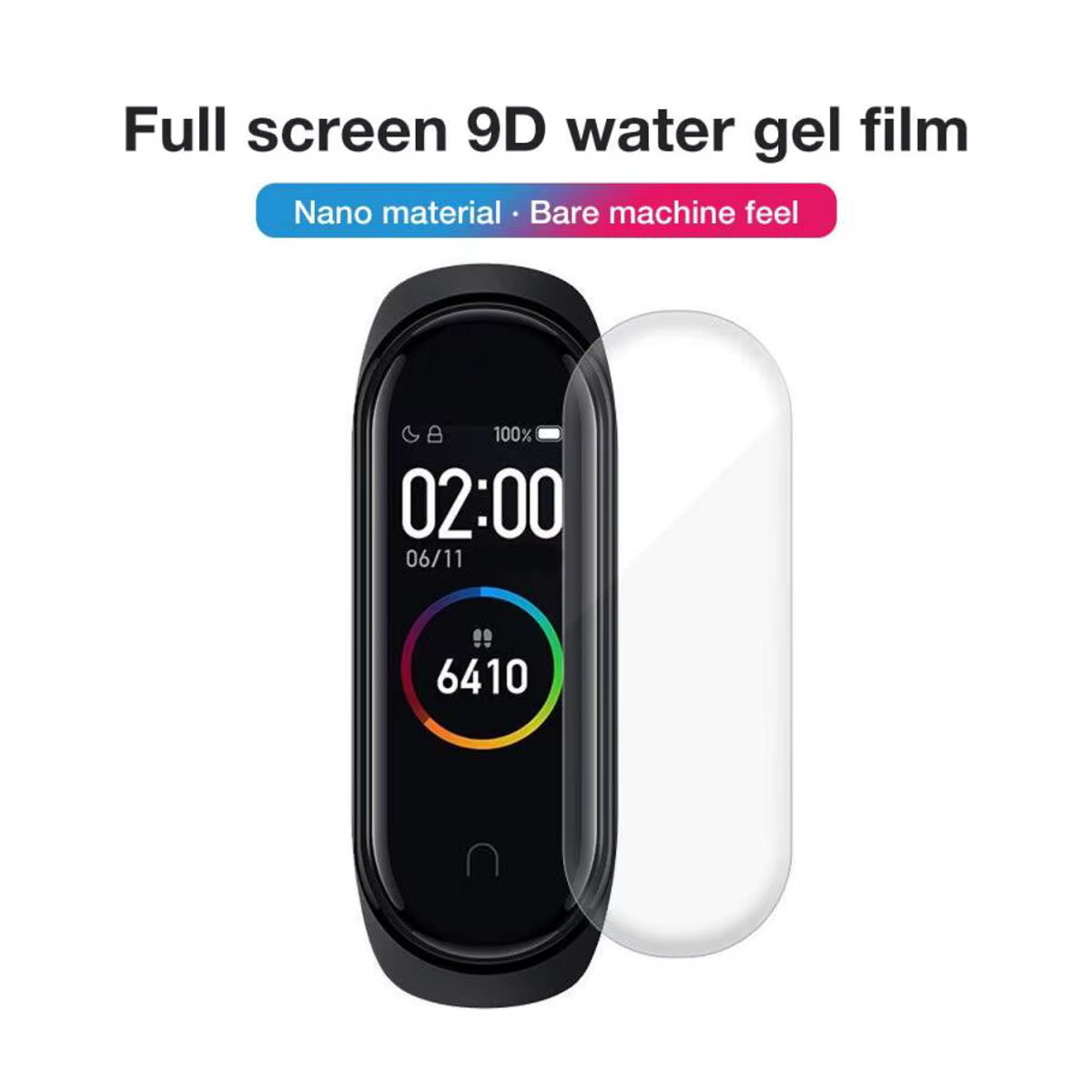 AILEHKUO Hydrogel Schutzfilm für Xiaomi Mi Band 8 7 6 5 4 3 Softscreen-Schutzfolie in 1/3/5er Packung - Bild 3